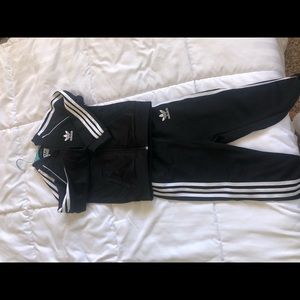 Black toddler track suit
